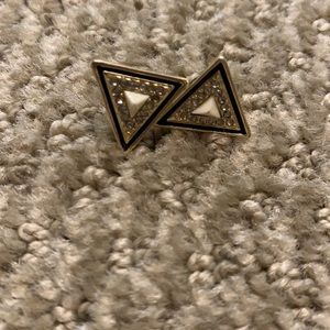 House of Harlow triangle earrings